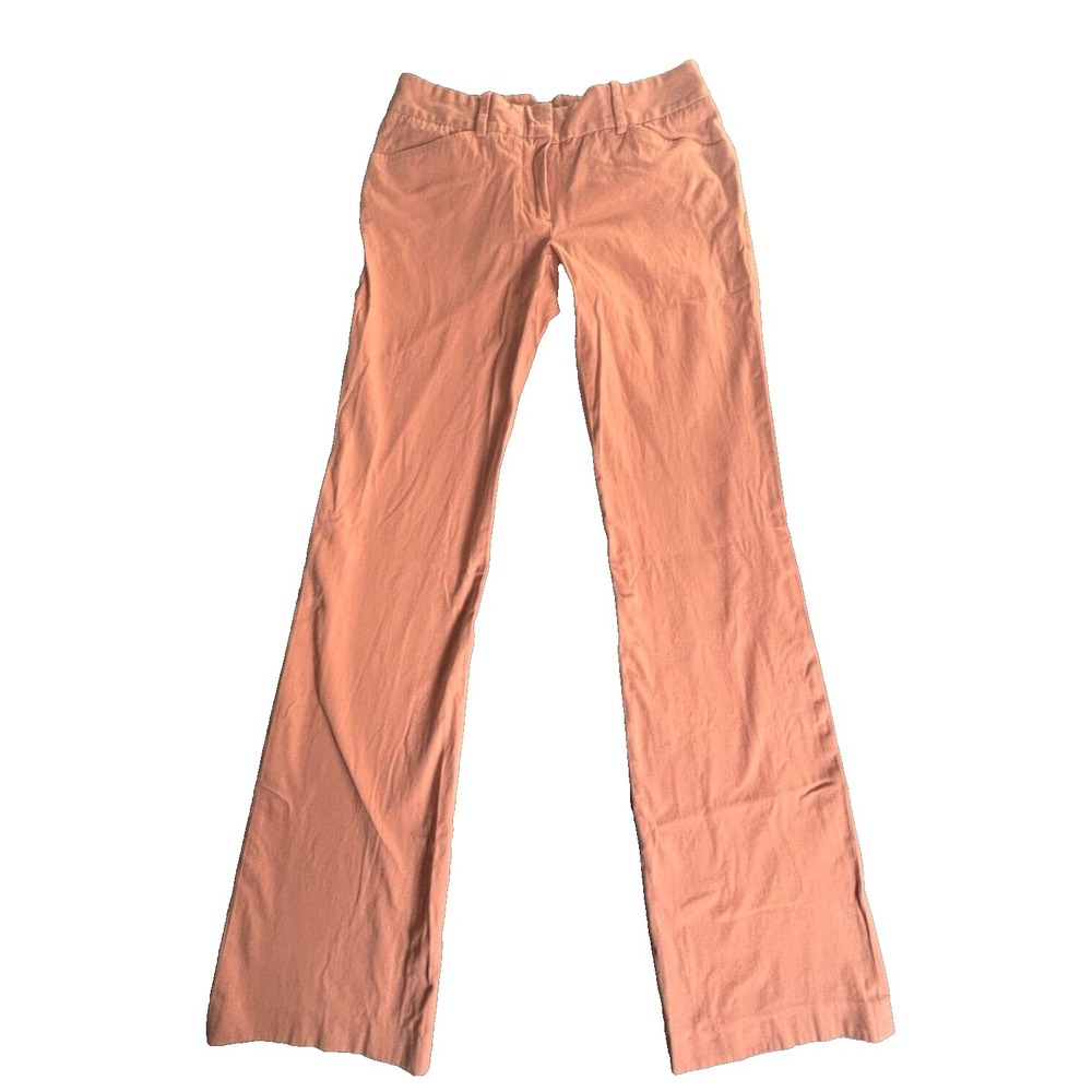 BCBG Max Azria Pants Women 2XS Origen Straight Slim Fit Mid Rise Pockets Pull On